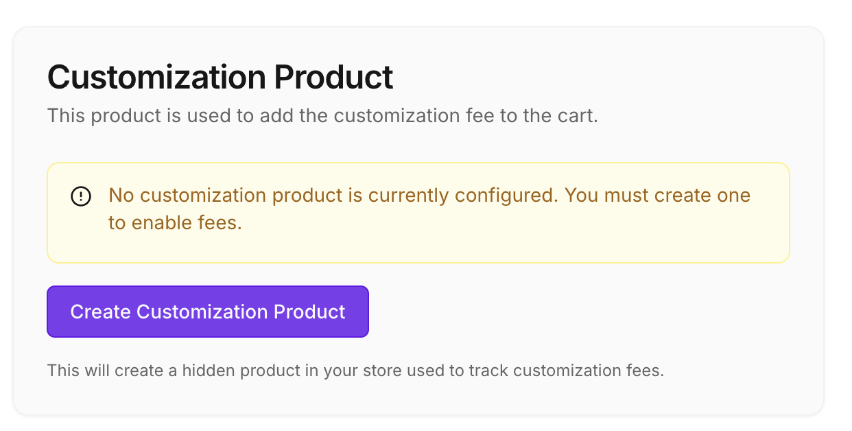 Customization exists already